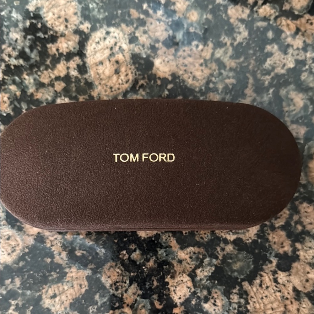 Tom Ford Brown Glasses Case Luxurious Design
